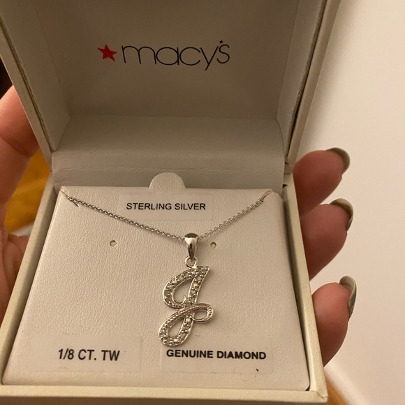 Jewelry | Diamond J Necklace | Poshmark